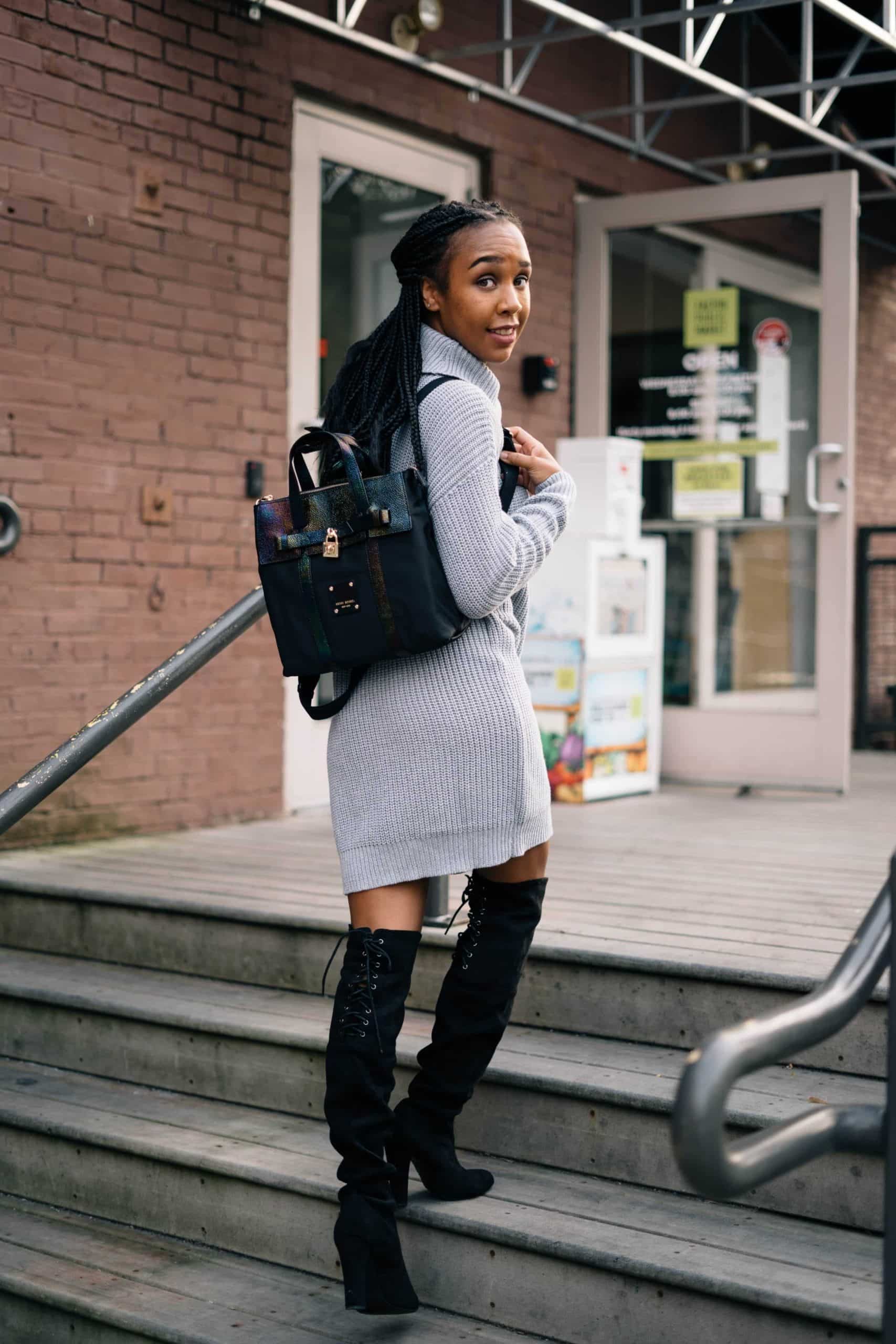 fall sweater dress