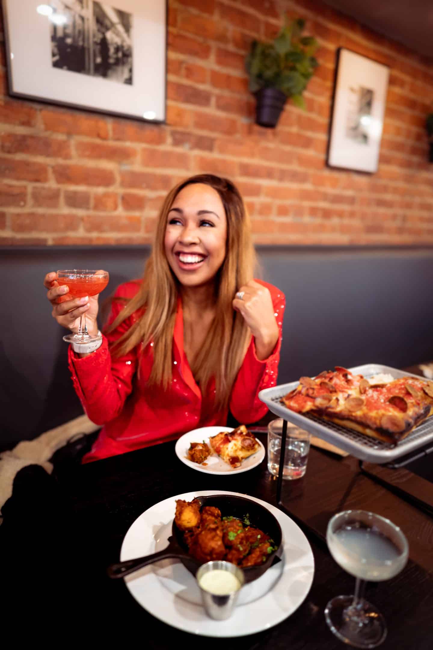 Emmy's squared pizza