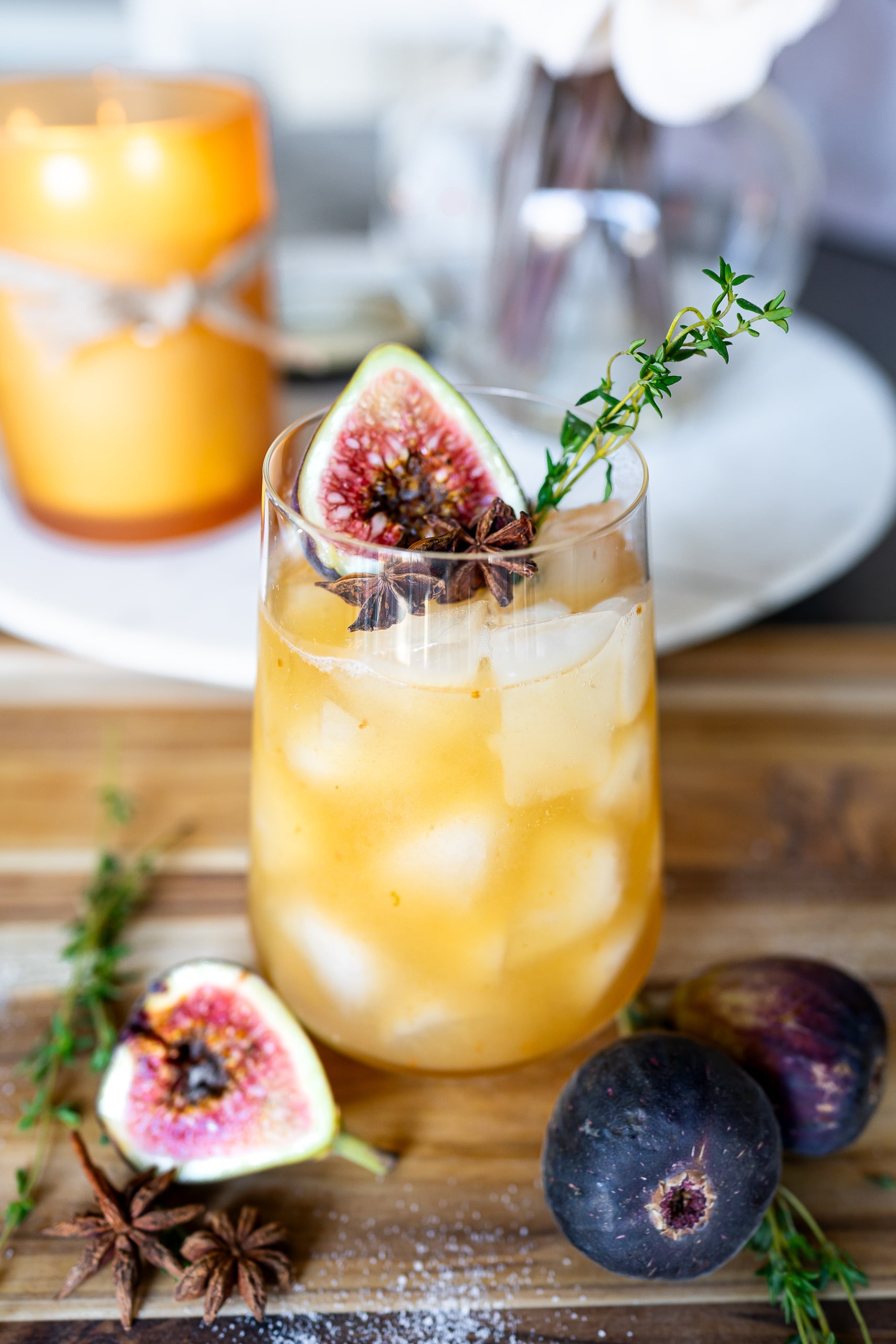 Fig Jam Bourbon Cocktail