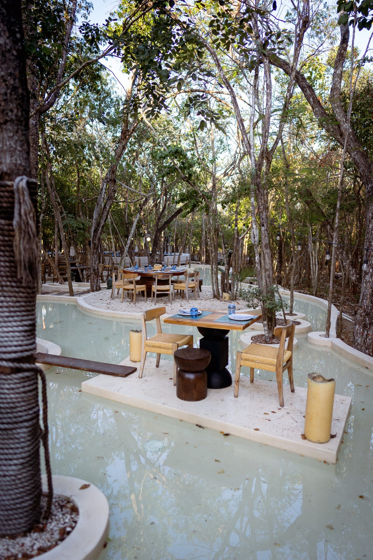 secrets tulum bluewater romantic dinner