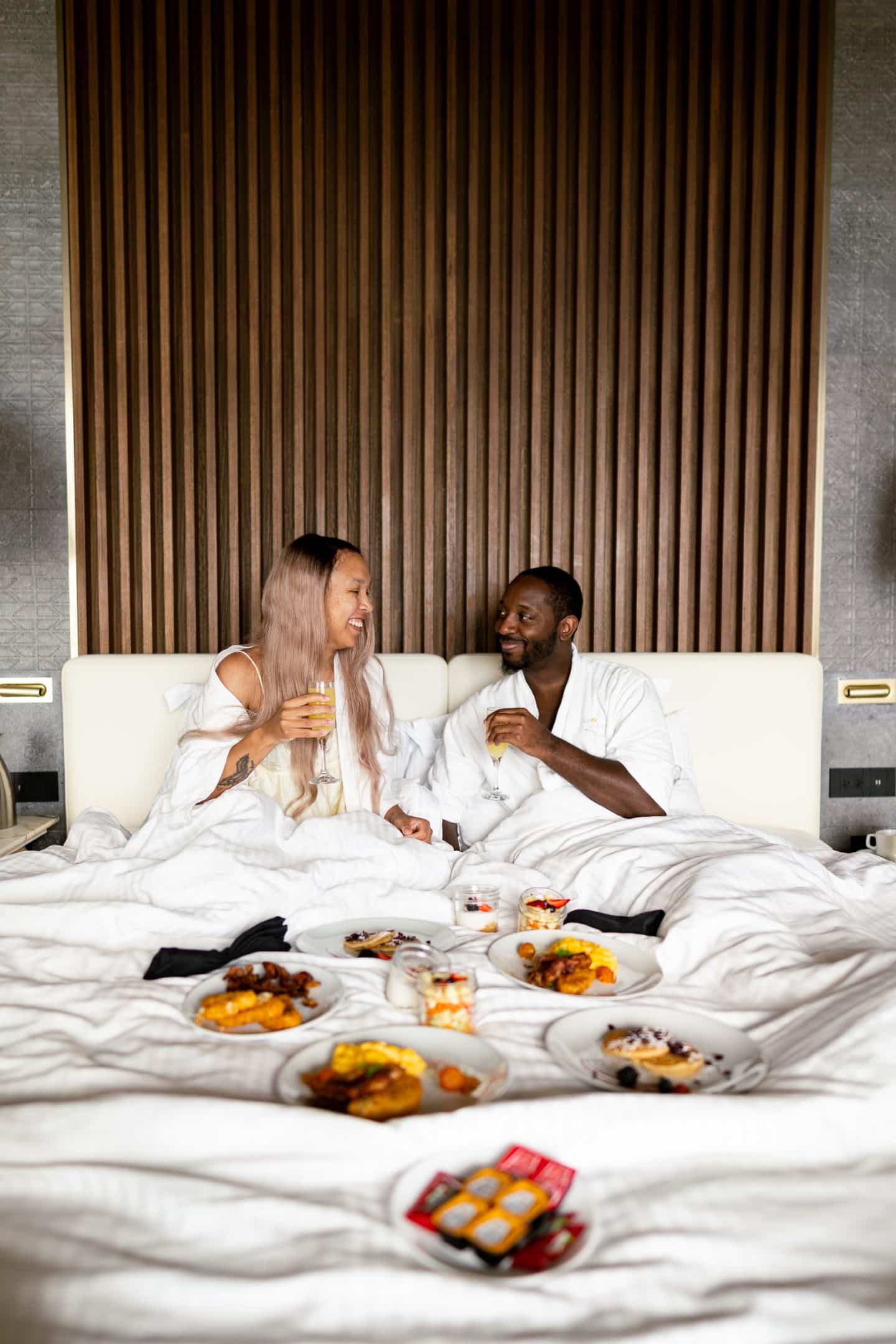 secrets tulum mimosa breakfast in bed