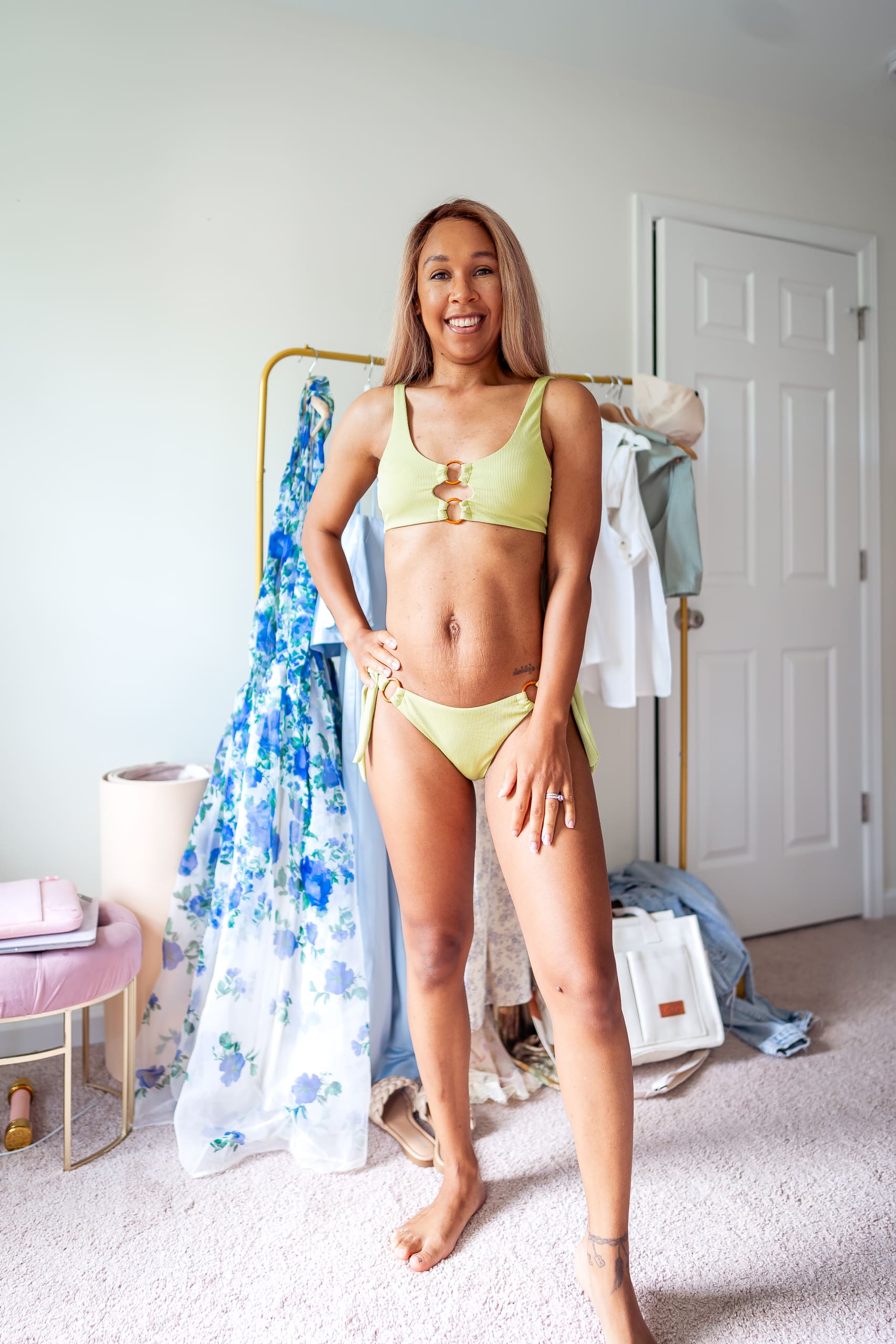 green bikini amazon fashion finds