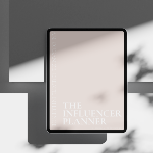 The Influencer Planner