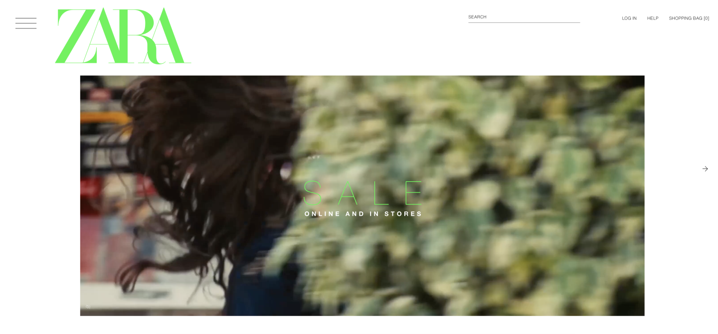 Zara top women's fashion site