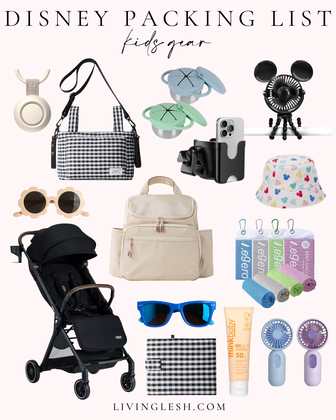 what to pack for disney kids gear