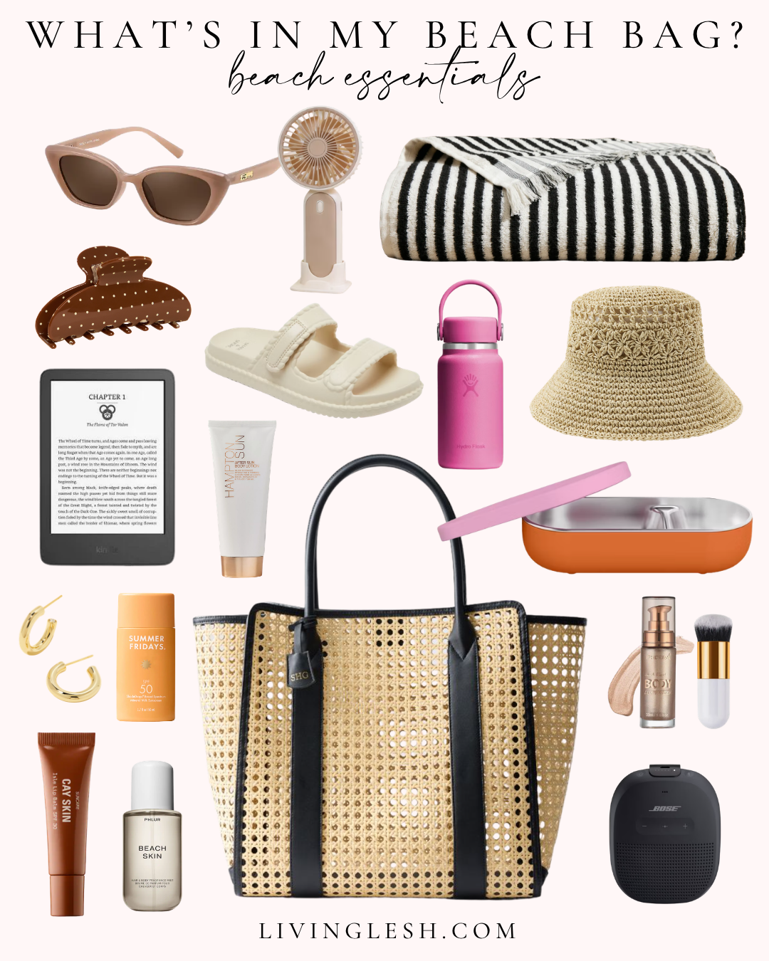 what's in my beach bag